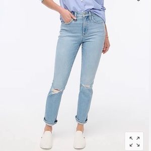 Brand new with tags- J Crew Essential Stretch Jeans. Size 28.